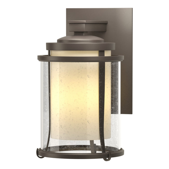 Hubbardton Forge 305605-SKT-77-ZS0296 One Light Outdoor Wall Sconce, Coastal Dark Smoke