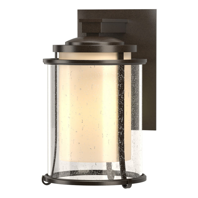 Hubbardton Forge 305610-SKT-14-ZS0297 One Light Outdoor Wall Sconce, Coastal Oil Rubbed Bronze