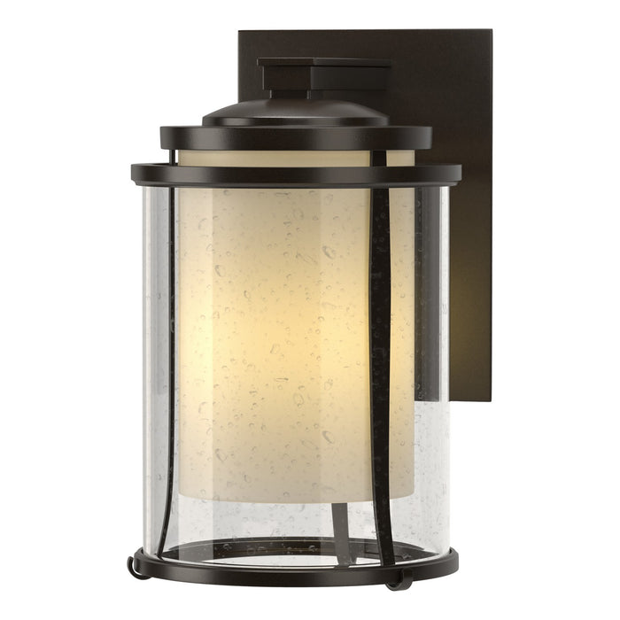 Hubbardton Forge 305615-SKT-14-ZS0283 One Light Outdoor Wall Sconce, Coastal Oil Rubbed Bronze