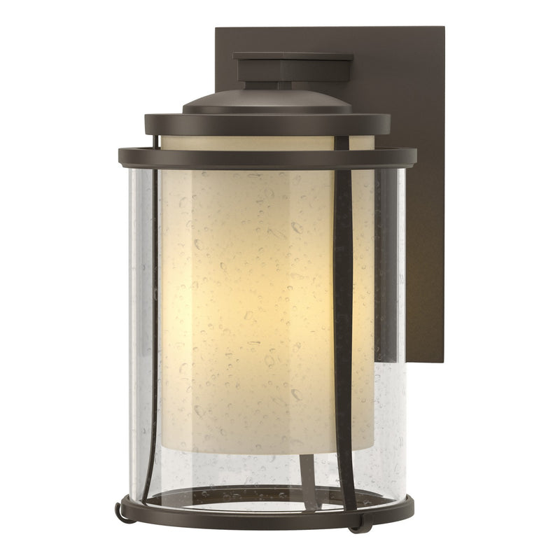 Hubbardton Forge 305615-SKT-77-ZS0283 One Light Outdoor Wall Sconce, Coastal Dark Smoke