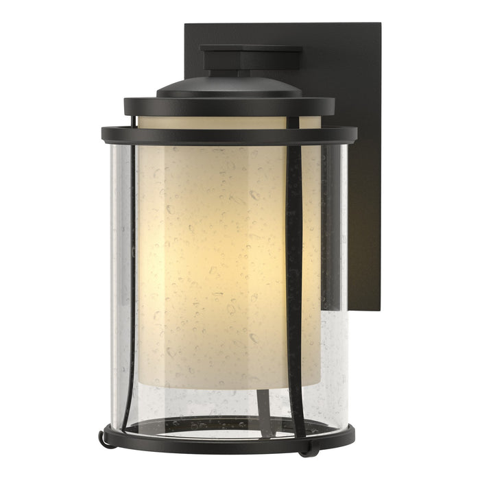 Hubbardton Forge 305615-SKT-80-ZS0283 One Light Outdoor Wall Sconce, Coastal Black