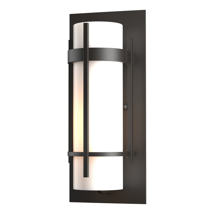 Hubbardton Forge 305893-SKT-14-GG0034 One Light Outdoor Wall Sconce, Coastal Oil Rubbed Bronze