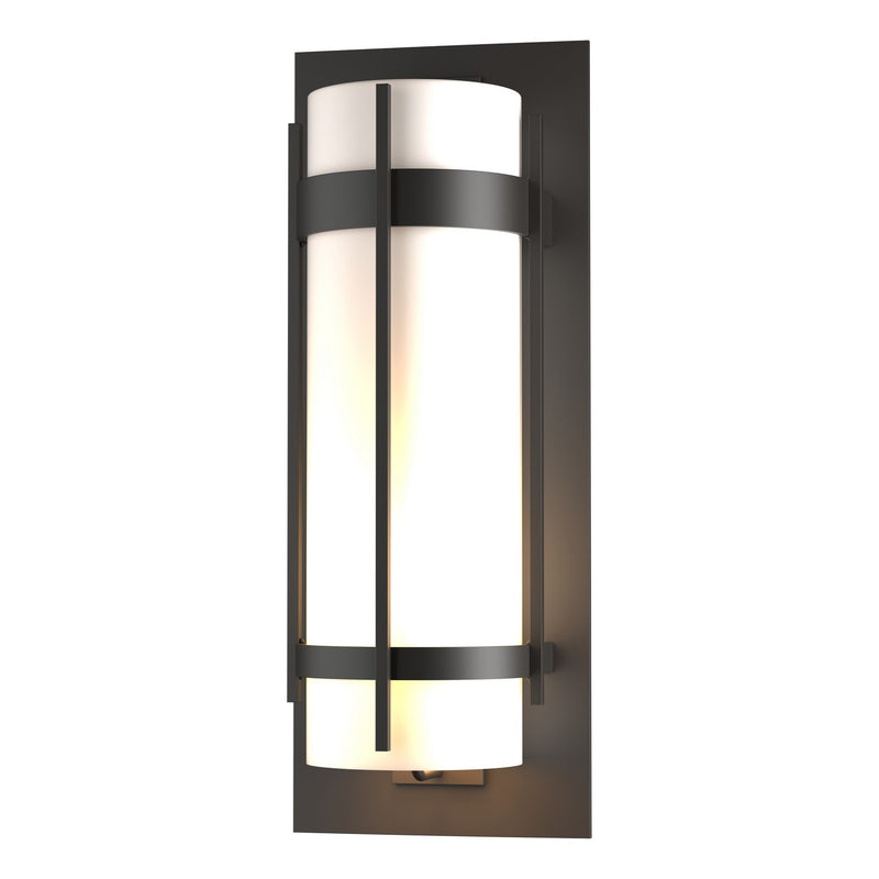 Hubbardton Forge 305895-SKT-14-GG0240 One Light Outdoor Wall Sconce, Coastal Oil Rubbed Bronze