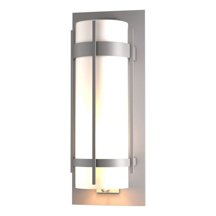 Hubbardton Forge 305895-SKT-78-GG0240 One Light Outdoor Wall Sconce, Coastal Burnished Steel
