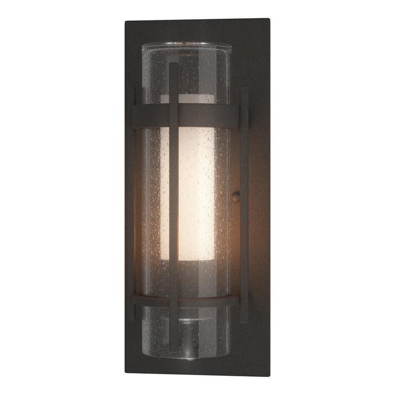 Hubbardton Forge 305896-SKT-20-ZS0654 One Light Outdoor Wall Sconce, Coastal Natural Iron