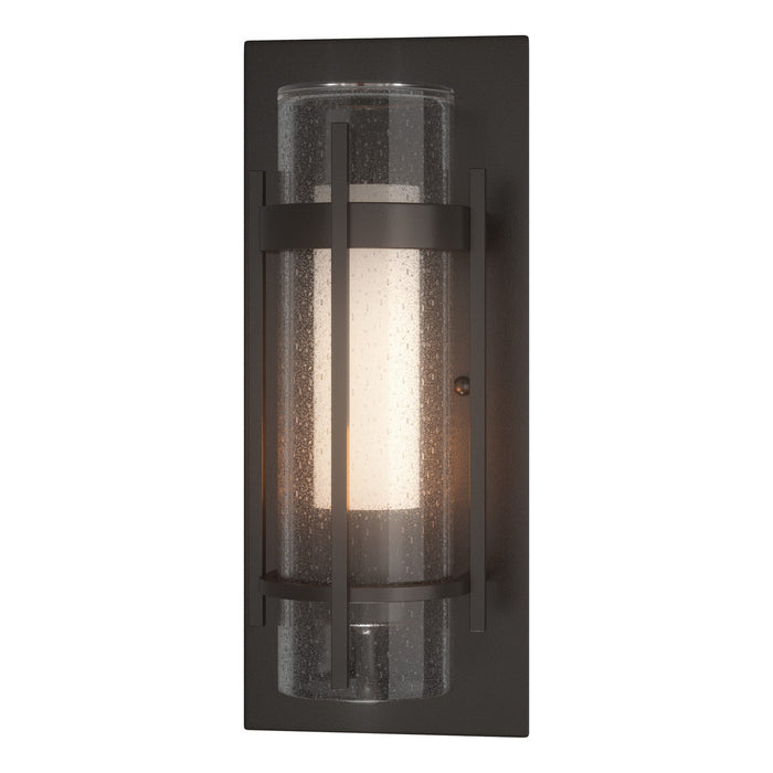 Hubbardton Forge 305897-SKT-14-ZS0655 One Light Outdoor Wall Sconce, Coastal Oil Rubbed Bronze