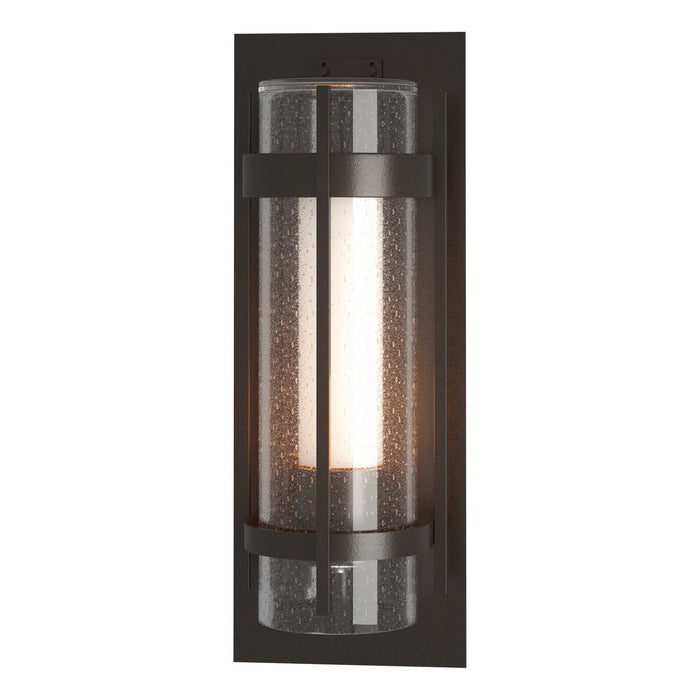 Hubbardton Forge 305898-SKT-14-ZS0656 One Light Outdoor Wall Sconce, Coastal Oil Rubbed Bronze