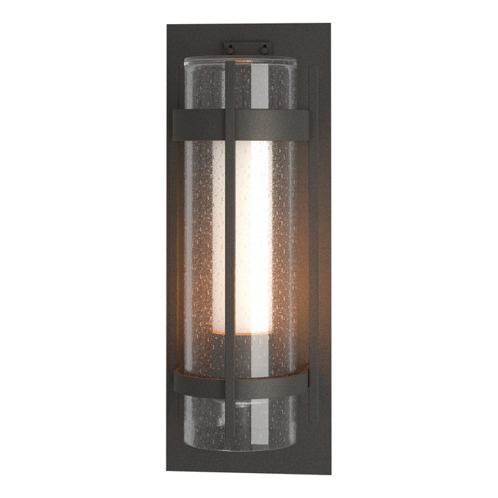 Hubbardton Forge 305898-SKT-20-ZS0656 One Light Outdoor Wall Sconce, Coastal Natural Iron