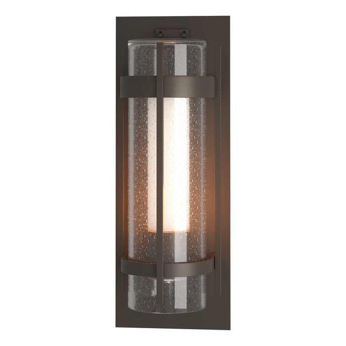 Hubbardton Forge 305898-SKT-77-ZS0656 One Light Outdoor Wall Sconce, Coastal Dark Smoke