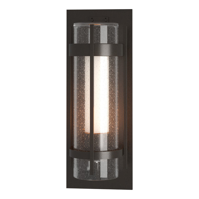 Hubbardton Forge 305899-SKT-14-ZS0664 One Light Outdoor Wall Sconce, Coastal Oil Rubbed Bronze