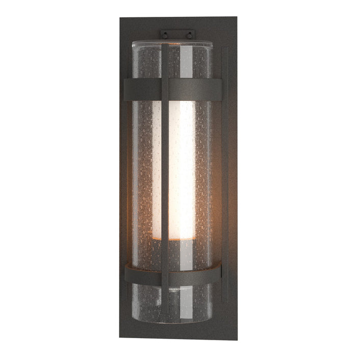 Hubbardton Forge 305899-SKT-20-ZS0664 One Light Outdoor Wall Sconce, Coastal Natural Iron