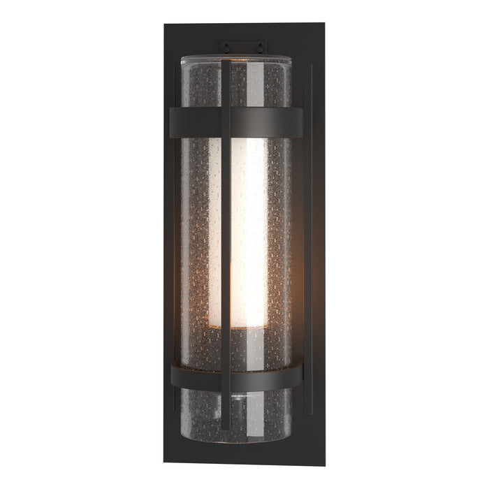 Hubbardton Forge 305899-SKT-80-ZS0664 One Light Outdoor Wall Sconce, Coastal Black