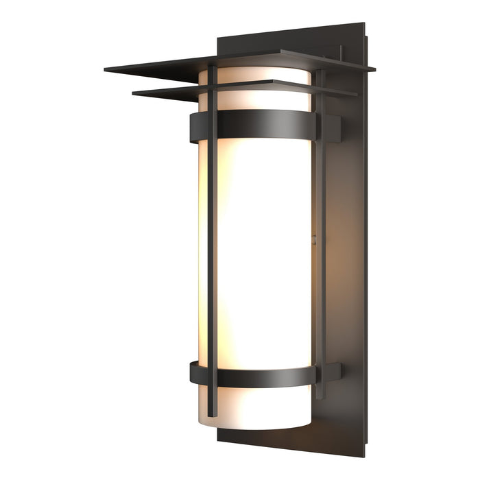 Hubbardton Forge 305993-SKT-14-GG0034 One Light Outdoor Wall Sconce, Coastal Oil Rubbed Bronze