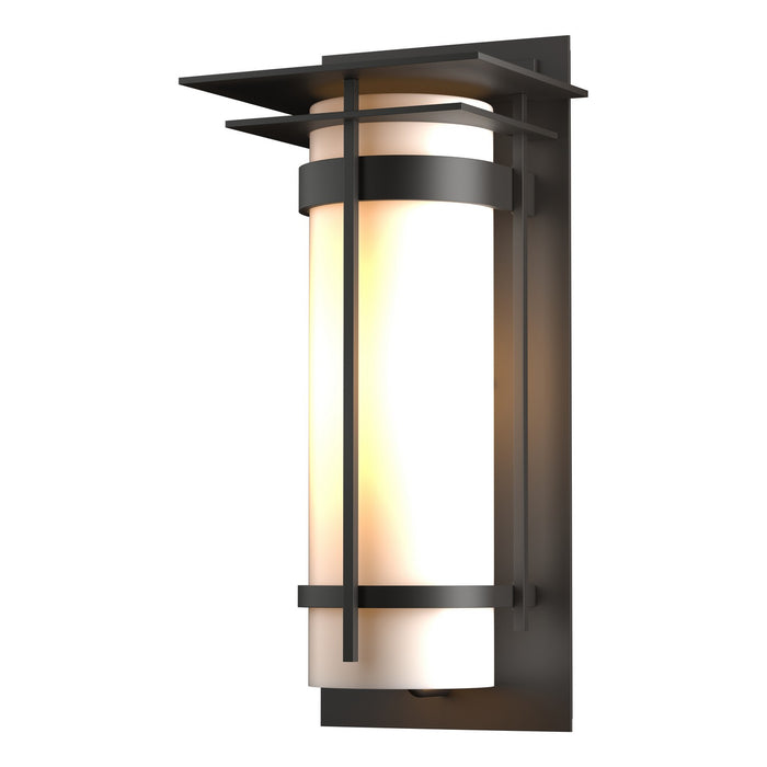Hubbardton Forge 305994-SKT-14-GG0037 One Light Outdoor Wall Sconce, Coastal Oil Rubbed Bronze