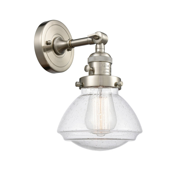 Innovations 203SW-SN-G324-LED LED Wall Sconce, Brushed Satin Nickel