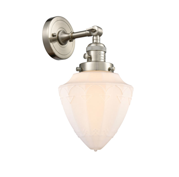 Innovations 203SW-SN-G661-7 One Light Wall Sconce, Brushed Satin Nickel