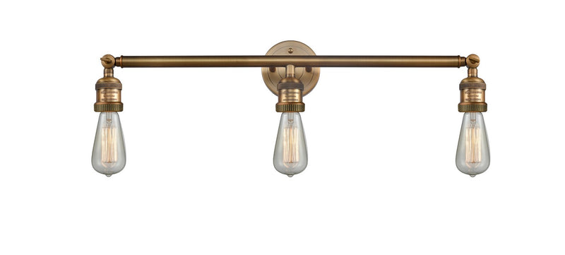 Innovations 205-BB Three Light Bath Vanity, Brushed Brass