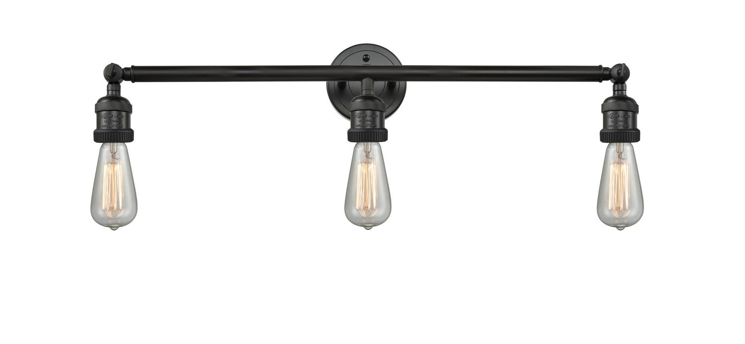 Innovations 205-BK-M13-BK Three Light Bath Vanity, Matte Black