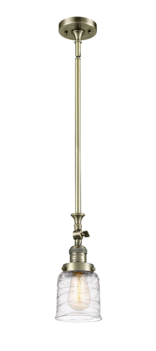 Innovations 206-AB-G513 One Light Mini Pendant, Antique Brass