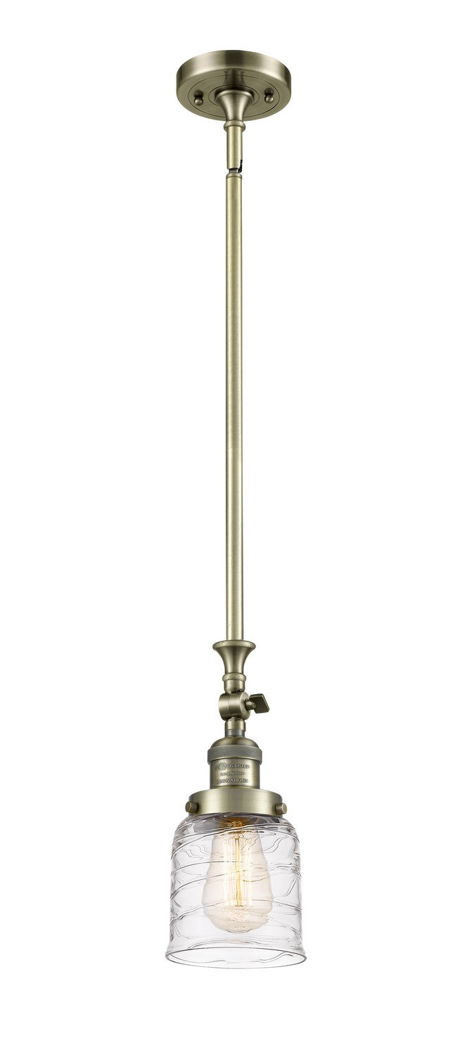 Innovations 206-AB-G513-LED LED Mini Pendant, Antique Brass
