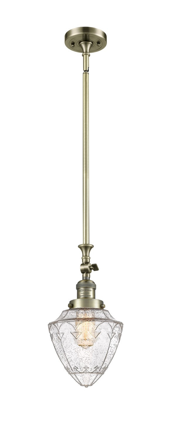 Innovations 206-AB-G664-7-LED LED Mini Pendant, Antique Brass
