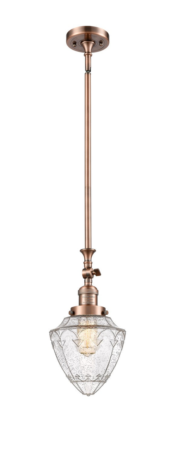 Innovations 206-AC-G664-7-LED LED Mini Pendant, Antique Copper