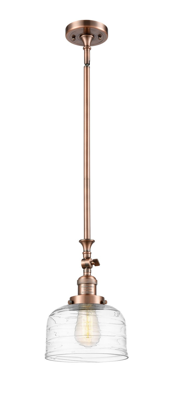 Innovations 206-AC-G713 One Light Mini Pendant, Antique Copper