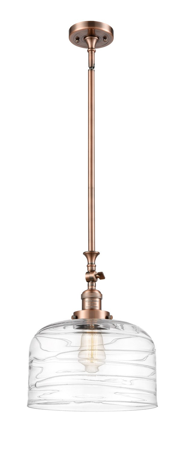 Innovations 206-AC-G713-L-LED LED Mini Pendant, Antique Copper