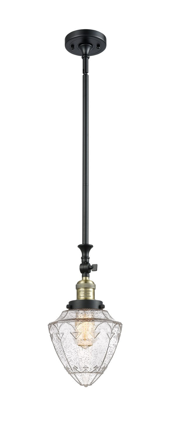 Innovations 206-BAB-G664-7 One Light Mini Pendant, Black Antique Brass