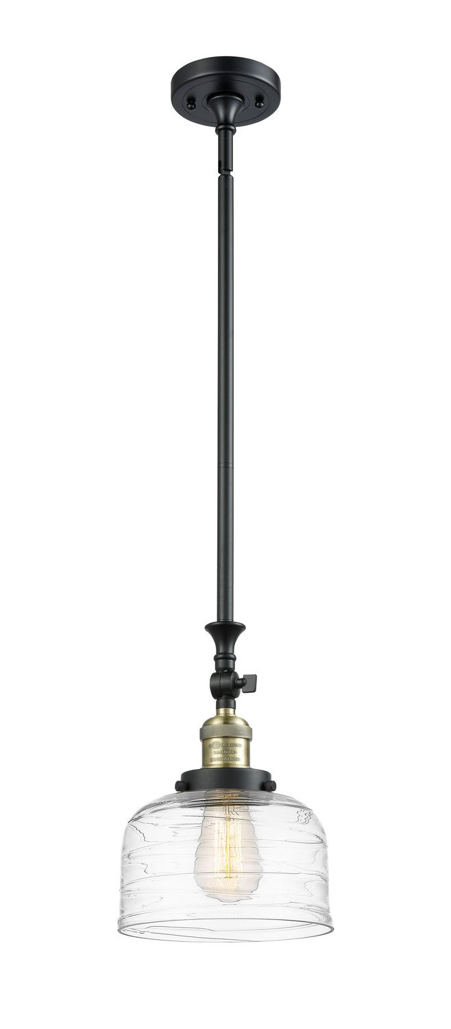 Innovations 206-BAB-G713 One Light Mini Pendant, Black Antique Brass