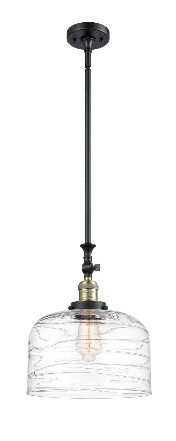 Innovations 206-BAB-G713-L One Light Mini Pendant, Black Antique Brass