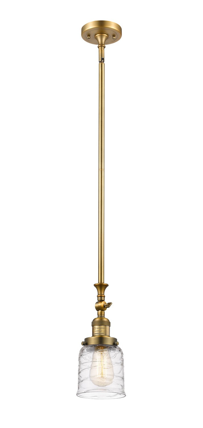Innovations 206-BB-G513 One Light Mini Pendant, Brushed Brass