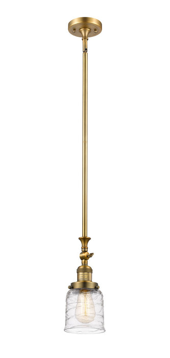 Innovations 206-BB-G513 One Light Mini Pendant, Brushed Brass