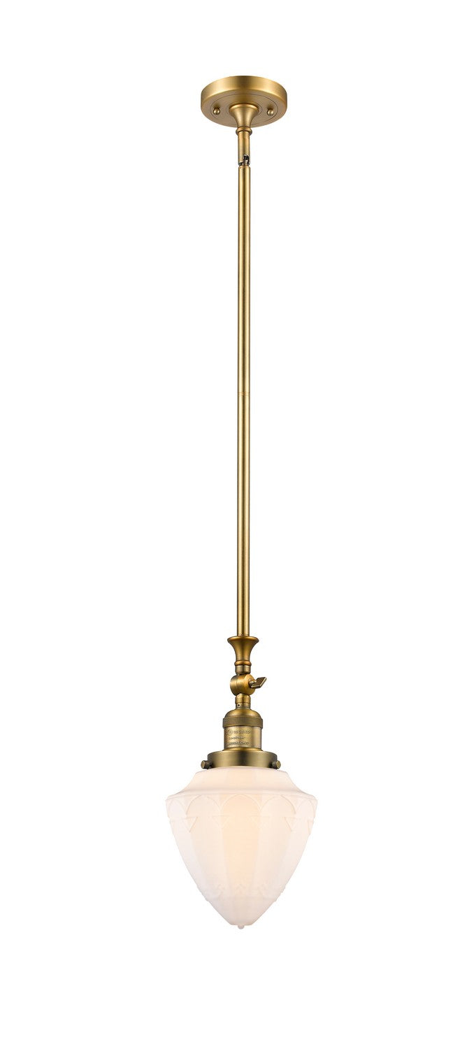Innovations 206-BB-G661-7-LED LED Mini Pendant, Brushed Brass