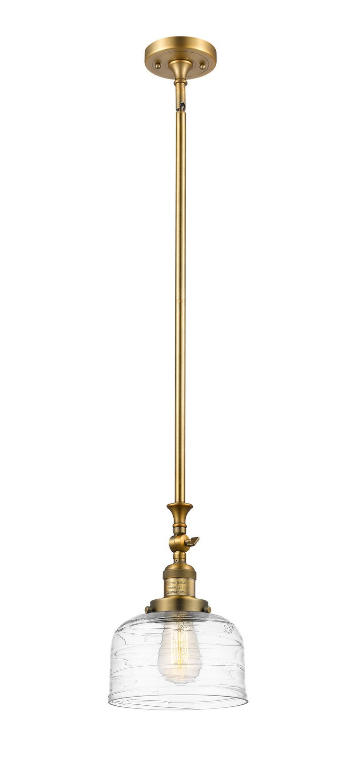 Innovations 206-BB-G713 One Light Mini Pendant, Brushed Brass