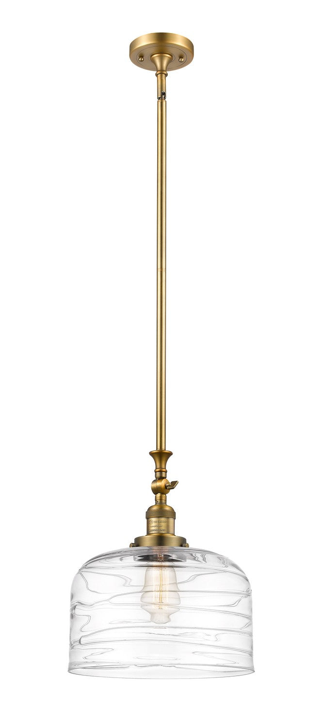 Innovations 206-BB-G713-L One Light Mini Pendant, Brushed Brass
