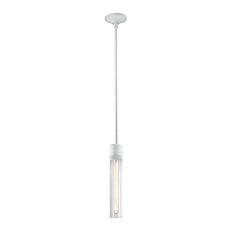 Zeev Lighting P11706-E26-MW-G1 One Light Pendant, Matte White