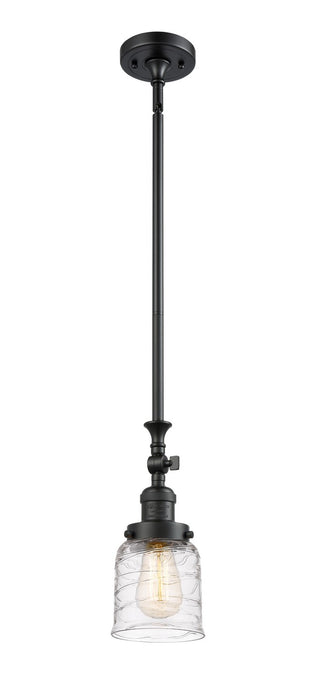 Innovations 206-BK-G513 One Light Mini Pendant, Matte Black