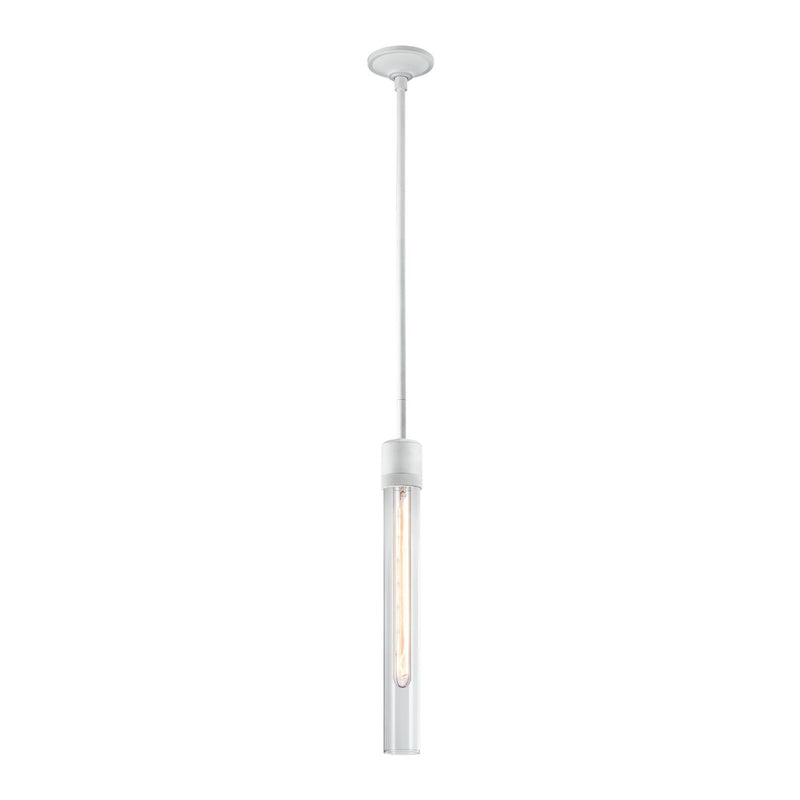 Zeev Lighting P11706-E26-MW-G2 One Light Pendant, Matte White