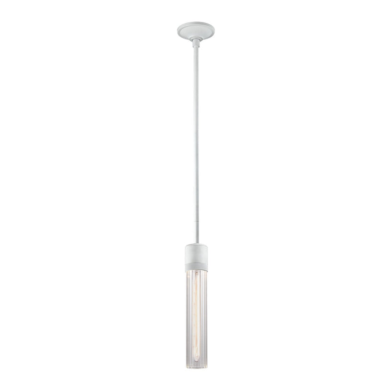 Zeev Lighting P11706-E26-MW-G3 One Light Pendant, Matte White