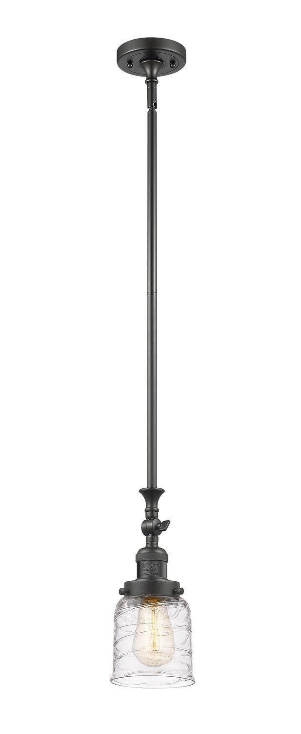 Innovations 206-OB-G513 One Light Mini Pendant, Oil Rubbed Bronze