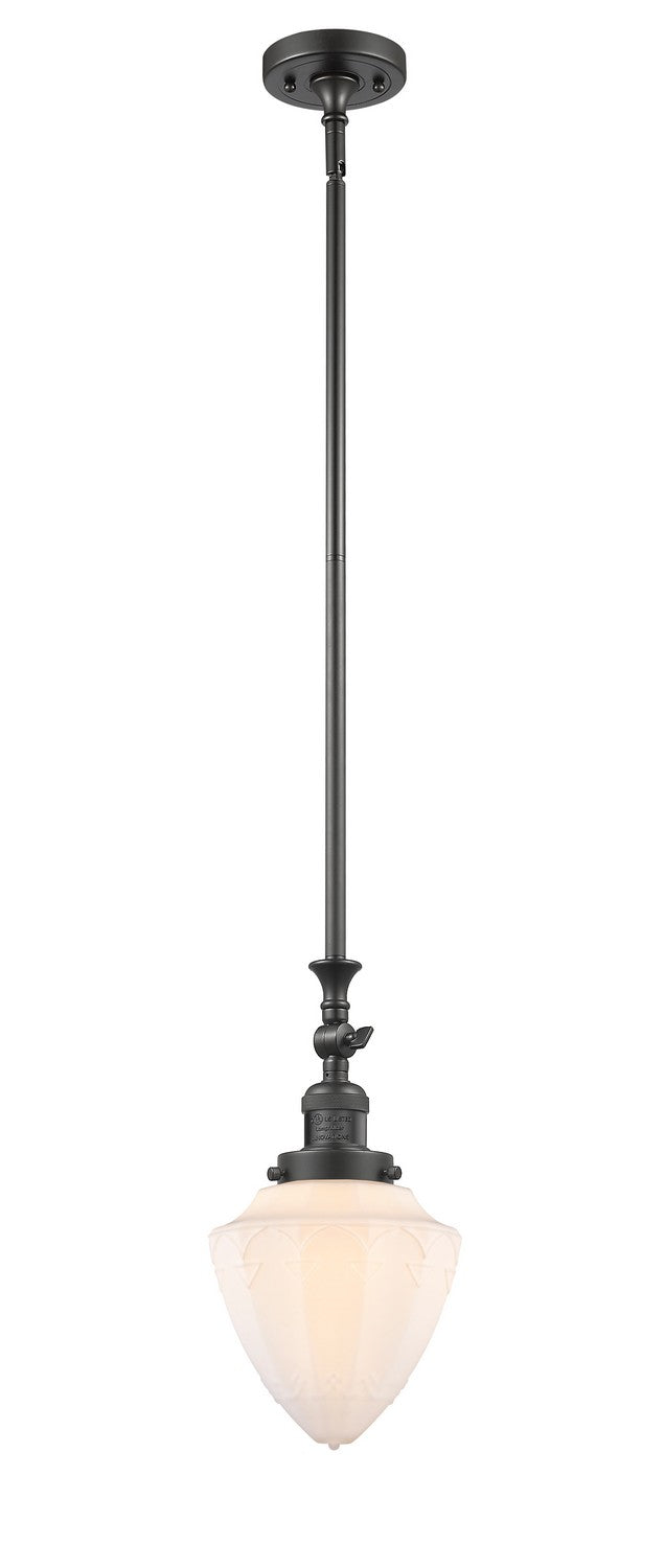 Innovations 206-OB-G661-7-LED LED Mini Pendant, Oil Rubbed Bronze