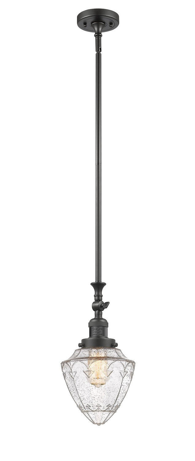 Innovations 206-OB-G664-7 One Light Mini Pendant, Oil Rubbed Bronze