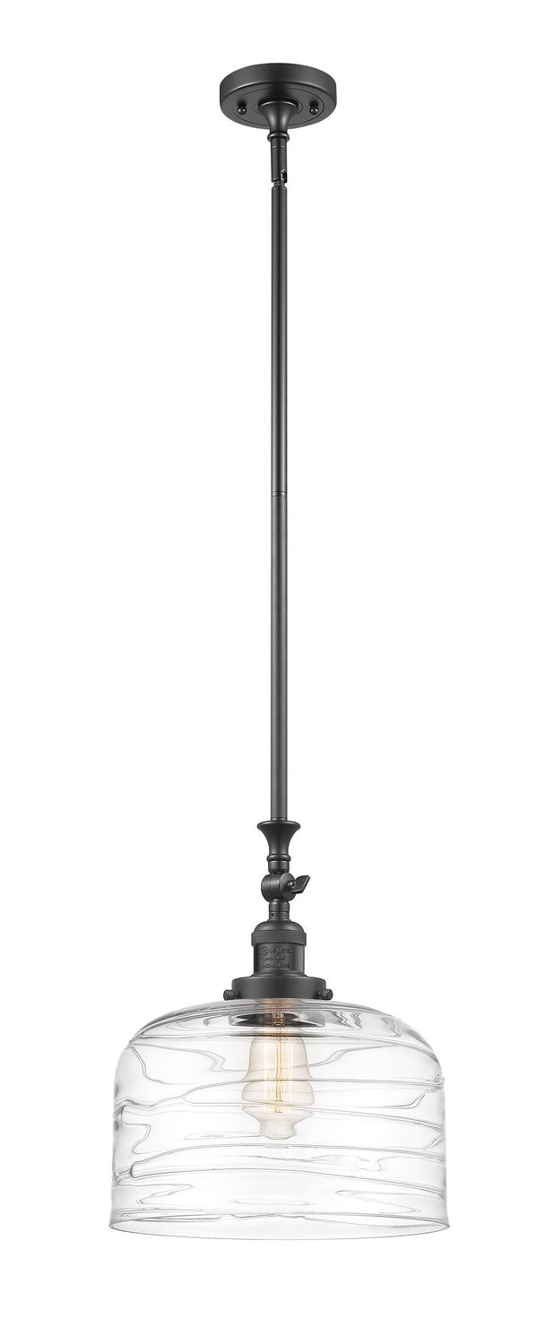 Innovations 206-OB-G713-L One Light Mini Pendant, Oil Rubbed Bronze