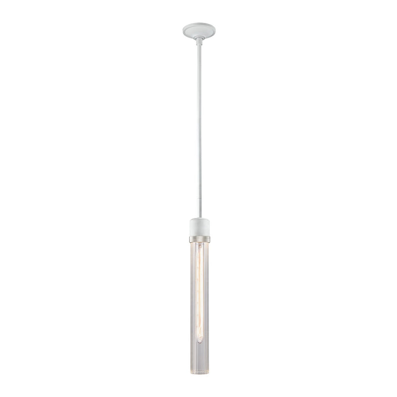 Zeev Lighting P11706-E26-MW-K-PN-G4 One Light Pendant, Matte White