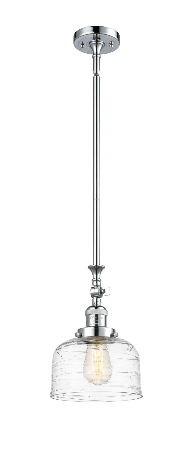 Innovations 206-PC-G713 One Light Mini Pendant, Polished Chrome