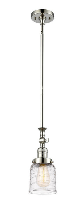 Innovations 206-PN-G513 One Light Mini Pendant, Polished Nickel