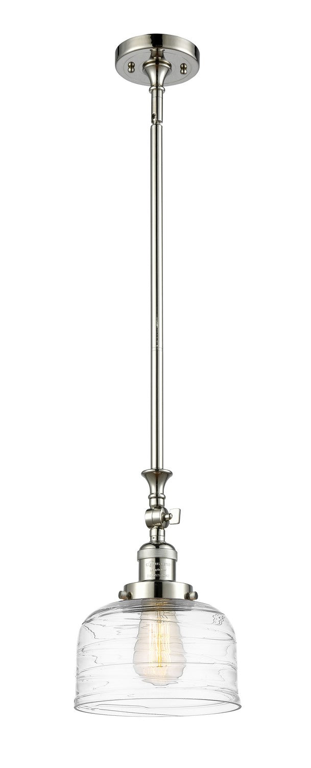 Innovations 206-PN-G713 One Light Mini Pendant, Polished Nickel