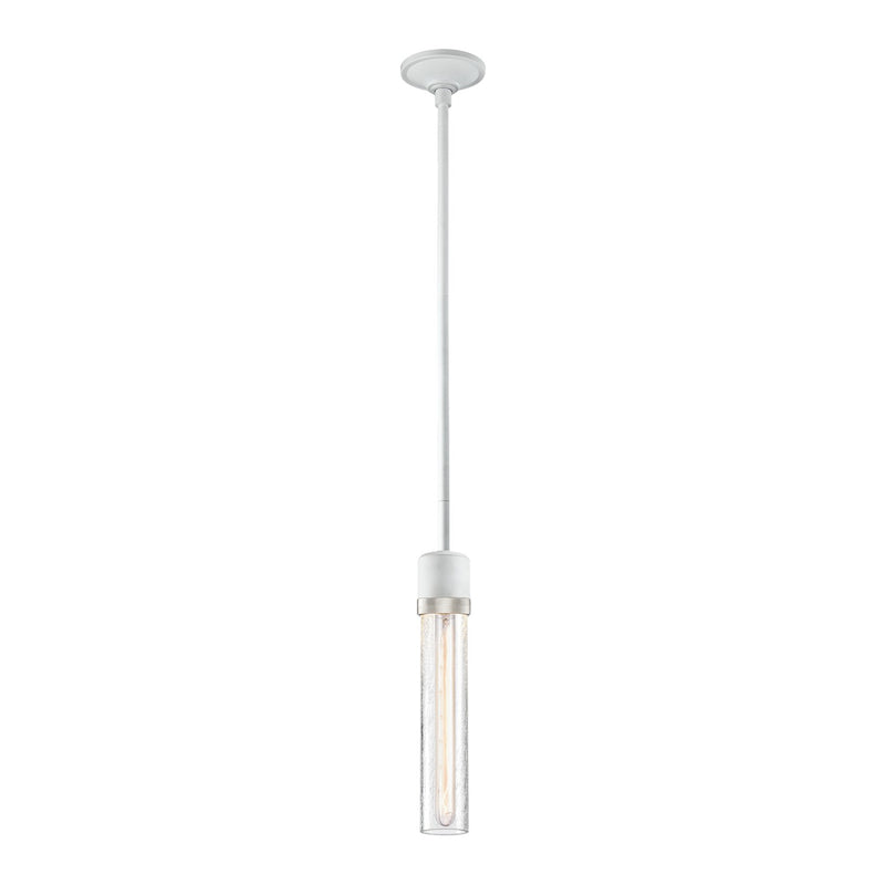 Zeev Lighting P11706-E26-MW-K-PN-G5 One Light Pendant, Matte White