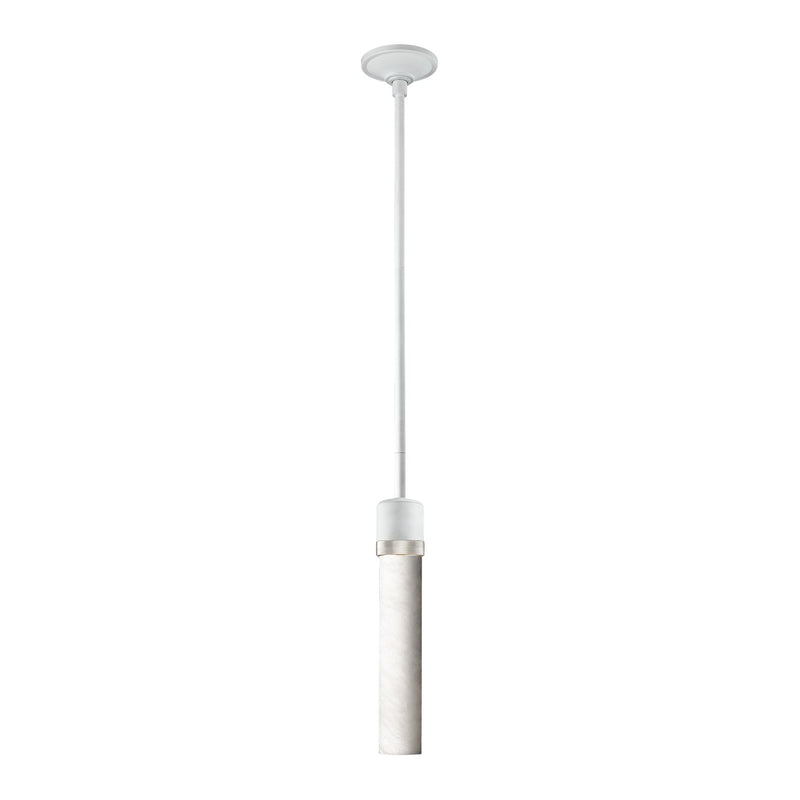 Zeev Lighting P11706-E26-MW-K-PN-G9 One Light Pendant, Matte White